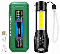 LED Torch with COB Side Light