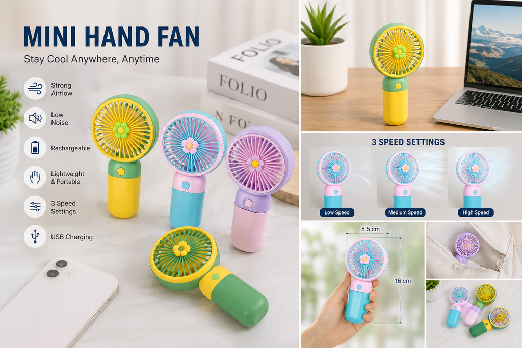 Mini Portable Hand Fan