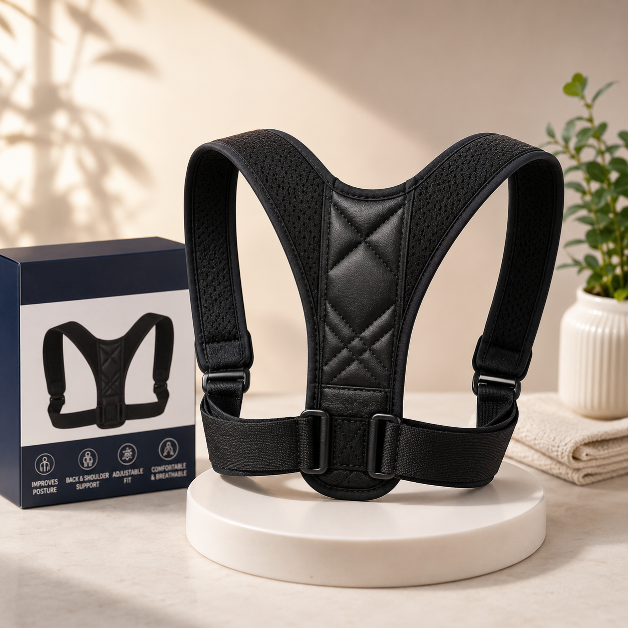 Posture Corrector Belt For Back & Shoulder
