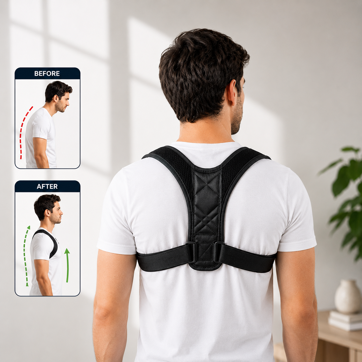 Posture Corrector Belt For Back & Shoulder