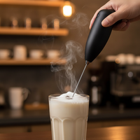 Coffee Frother - Cafe Action Shot